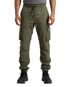 Pantalones Cargo Jogger para Hombre, Pantalones Estilo Cargo con Múltiples Bolsillos, Pantalones Deportivos de Algodón, Cintura Elástica, para Exteriores - Product Image 2