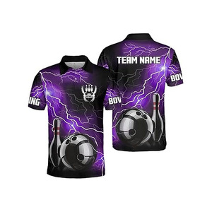 Hot Selling Working Cheap Team <b>Bowling</b> T-shirts Premium Quality Lightweight Breathable Work Wear Sportswear T-shirts - Product Image 4