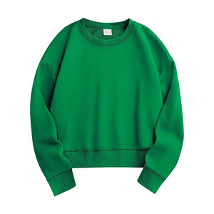 เสื้อสเวตเชิ้ตบล็อกสีสำหรับผู้หญิง คอกลม แขนยาว ทรงหลวม ผ้าฟลีซผสมคอตตอนเนื้อนุ่ม สไตล์ลำลอง - Product Image 1