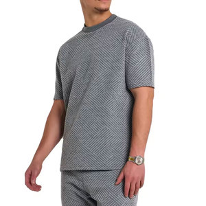 Ensemble 2 pièces t-shirt et short en coton 100% 350 GSM, respirant, style streetwear, pour homme, collection 2026, vente en gros - Product Image 1