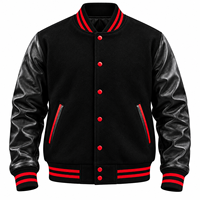 Blouson Bomber Unisexe en Laine Matelassé avec Doublure Personnalisée, Patchs Chenille et Lettres, Style Collège, Écologique et Respirant
