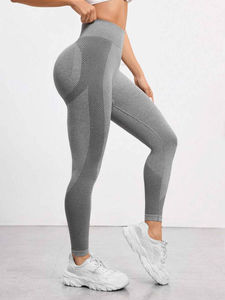 Ensemble de leggings pour femmes en spandex/polyester, vêtements de sport décontractés respirants, pantalons de yoga, qualité supérieure, vente en gros - Product Image 6