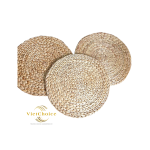 VietChoice Handwoven Straw <b>Round</b> Rugs Bohemian Style Flat Pile Home Decor Living Room Floor Mats Made in Vietnam - Product Image 1