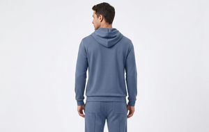 Conjunto Deportivo para Hombre OEM con Colores Personalizados, Chaqueta con Cierre y Puños Acanalados, Pantalones Cómodos para Entrenamiento Deportivo, Venta al Por Mayor para Tiendas de Fitness - Product Image 5