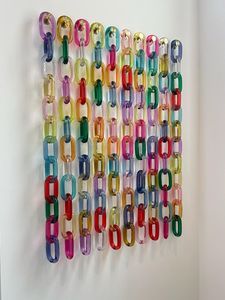 Resin <b>Large</b> Acrylic Links Chain wood chain ,<b>marble</b> Thick Resin Purse Handle Handbag Hanger Tote Bag Accessories wall art - Product Image 4