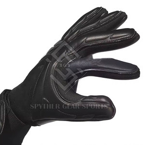 Gants de gardien de but de football professionnels de haute qualité en gros, paume en latex antidérapante, fermeture auto-agrippante, en stock - Product Image 6