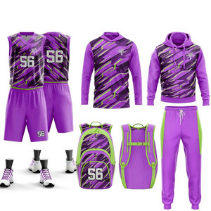 Uniformes de Baloncesto Personalizados con Diseño Nuevo, Paquetes de Uniformes de Baloncesto de Buena Calidad - Product Image 1
