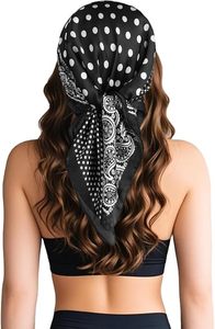 Pañuelo de Satén Estampado de Lujo para Mujer, Elegante Accesorio para el Cuello, Diseño Moderno y a la Moda - Product Image 4