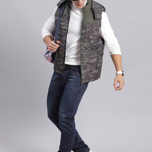 Chaleco Acolchado Reversible con Cierre, Cuello Alto, Impermeable, para Hombre y Mujer, con Logotipo Personalizado, de Moda, para Invierno - Product Image 5