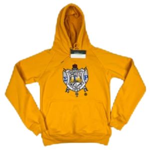 เสื้อฮู้ด Sigma Gamma Rho Gold Crest SGRho พรีเมียม เสื้อผ้ากรีก สีน้ำเงินทอง เสื้อสเวตเชิ้ตแบบสวมหัวสำหรับชมรมนักศึกษา - Product Image 1