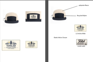 Gorra de Campamento Personalizable de 5 Paneles Ajustables con Bordado 3D, Corona de Forro Polar de Poliéster y Visera Delantera de Nylon Reciclado para Uso en Exteriores - Product Image 3