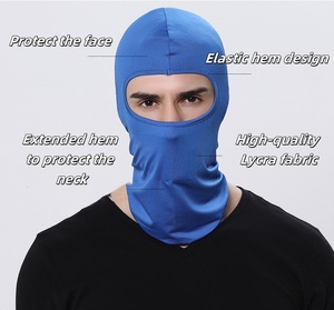 Wholesale Custom Logo Polyester Winter Balaclava Hat Distressed One Hole Full Face Ski Mask Unisex - Product Image 3