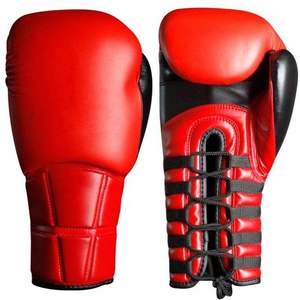 Guantes de Boxeo de Cuero con Cordones en la Muñeca, Diseño Transpirable para Adultos, Entrenamiento para Mayores de 14 Años - Product Image 6