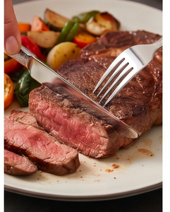 Stainless Steel <b>Utensils</b> <b>Set</b> With Unique Designer Handles Durable And Stylish Cutlery For Tabletop And Dining Needs - Product Image 4