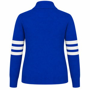 Pulls à col en V de haute qualité très demandés pour les sororités, les fraternités, les écoles, les collèges, les universités, avec logos, cardigans tricotés - Product Image 4