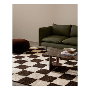 Luxury Checker <b>Flat</b> Weave Wool <b>Rug</b> Handcrafted Modern Area <b>Rug</b> For Home Hotel And Commercial Interiors - Product Image 5