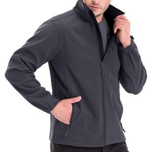 Buy Custom Waterproof Softshell <b>Jacket</b> Men <b>Fleece</b> <b>Lined</b> Windbreaker Thermal Zip Up Stretch Outdoor <b>Jackets</b> - Product Image 4