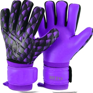 Custom Latex Goalkeeper Gloves Adult Professional Soccer Goalkeeper Gloves at Reasonable Price Top Quality Gloves Latex Strap - Product Image 1
