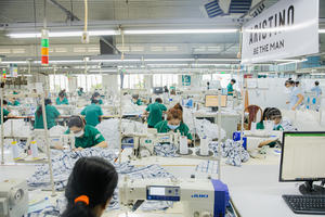 Camisa de Vestir a Rayas de Verano para Hombre Aristino, Cuello Mao, Bordada, Antiarrugas, Transpirable, ALS1860Z, Precio de Mayoreo - Product Image 6