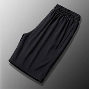 Men's Woven Quick-Drying Single-<b>Layer</b> Shorts Solid Color Casual Five-Point Pants Fitness Sports Shorts - Product Image 4