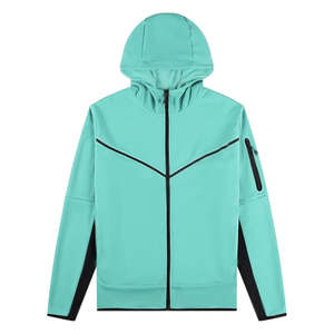 Survêtement Homme Personnalisé Style Vintage à Capuche et Fermeture Éclair, Respirant et Léger, 100% Polyester, Logo Imprimé Numérique Intégral - Product Image 5