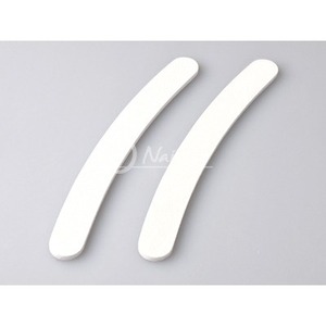 Lime à ongles coréenne blanche grain 80/100, forme banane, personnalisable avec logo OEM pour salon, vente en gros - Product Image 1