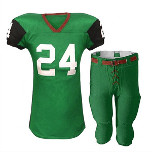 Uniformes de football américain personnalisés légers pour hommes, conception professionnelle, services OEM à bas prix, 100% polyester, résistants à la chaleur - Product Image 2