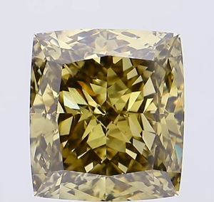 Diamante Cultivado en Laboratorio con Certificación IGI, Corte Cuadrado Cojín, Color Amarillo Fantasía, Claridad VS2, CVD 8CT, 3EX, Proveedor para Distribuidores e Importadores Globales de Diamantes - Product Image 1