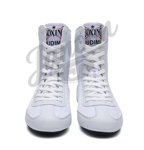 Chaussures de boxe en gros respirantes, bottes de boxe athlétiques durables, chaussures d'entraînement à semelle antidérapante, chaussures de boxe légères et respirantes - Product Image 4