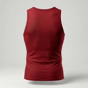 Customize <b>men</b> sleeveless t shirt 100% polyester <b>singlet</b> blank Plain Screen Print 2026 custom made tanktop wholesale price Vest - Product Image 4