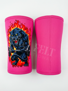 Fitness Weightlifting <b>Knee</b> Sleeve Custom Panther Design for Men Durable Support Compression Lifting 5mm Thickness <b>Knee</b> Sleeve - Product Image 6