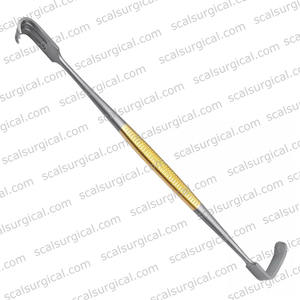 Retractor Senn Miller de 16 cm (6 Pulgadas), Retractor de Piel de Doble Extremo, Afilado y con 3 Puntas, Instrumento Quirúrgico - Product Image 4