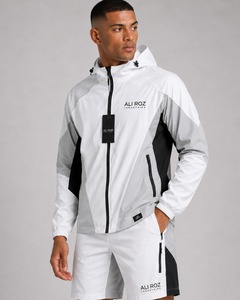 Ensemble coupe-vent personnalisé : veste légère en nylon et short respirant, séchage rapide, élégant, OEM - Product Image 5