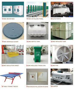 DEMETER mesin senyawa cetak lembaran SMC/DMC kecepatan tinggi dengan PLC & Motor untuk produksi tangki ekspansi plastik - Product Image 5