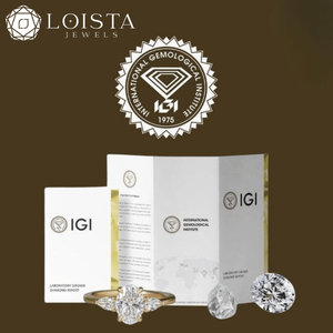 แหวนหมั้นเพชรแบบสายเดี่ยวสีทองสำหรับผู้หญิงได้รับการรับรองจาก GIA - Product Image 4