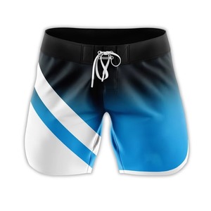 Traje de Baño para Hombre con Logotipo Personalizado, Secado Rápido, Estampado por Sublimación, Rayas Azules y Blancas, Cordón Ajustable, Ropa Deportiva UPF50+, Traje de Baño Competitivo - Product Image 5