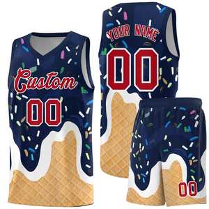Trendy Cream Waffle Basketball <b>Jersey</b> & <b>Shorts</b> Set Custom Sublimation Uniforms Streetwear Style Team Kits <b>for</b> Men <b>Women</b> - Product Image 4