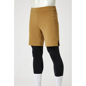 Shorts Awrah 2026 pour hommes, couleur unie, séchage rapide, avec cordon de serrage, taille mi-haute, décontractés, sportifs, OEM - Product Image 4