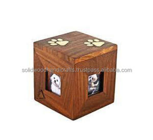 Urna Funeraria de Madera para Cenizas de Mascotas, Urnas de Madera para Cenizas de Perros y Gatos, Urnas de Palisandro a Bajo Precio - Product Image 1