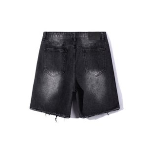Venta Directa de Fábrica: Shorts de Mezclilla para Hombre, Corte Bootcut, Cintura Media, de Secado Rápido, Estilo Vintage, a la Moda, Personalizados para Invierno - Product Image 3