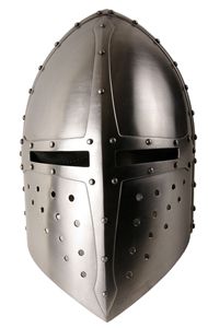 Réplica de Casco de Caballero de Metal Pulido, Estilo Clásico Redondo, Artefacto Coleccionable, Decoración para el Hogar - Product Image 5