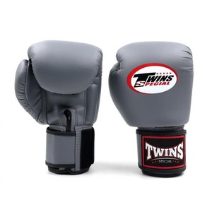 Gants de boxe personnalisés TWINS à impression numérique grise, qualité supérieure, cuir de vachette véritable, fermeture auto-agrippante - Product Image 6
