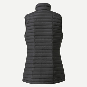 Gilet long matelassé OEM pour femme - Isolation en polyfill alternatif au duvet pour la randonnée et les tenues décontractées d'hiver, personnalisable - Product Image 3