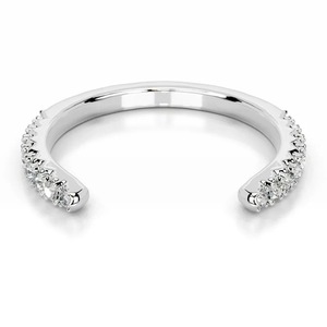 Anillo de Boda Shapelle con Diamante Cultivado en Laboratorio, Certificado IGI - Product Image 2