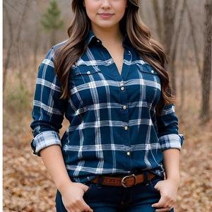 Nueva Blusa de Satén a la Moda para Mujer, Manga Larga, Cuello en V, con Estampado Vintage, para Usar en Verano y Otoño, Proveedor de BD - Product Image 1