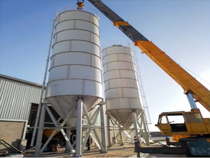 Silo de Cemento para Almacenamiento de Cemento a Granel, Plantas de Concreto Premezclado y Proyectos de Construcción - Product Image 1