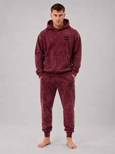 Ensemble de survêtement délavé à l'acide pour homme, deux pièces : sweat-shirt et pantalon de jogging, confortable, décontracté, pour le quotidien, vêtements de sport de haute qualité - Product Image 1