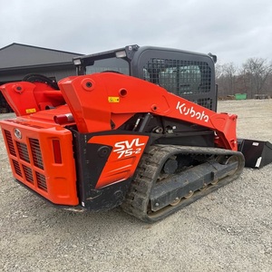 รถตักล้อยาง Kubota SVL75-2 ขนาดกะทัดรัด ราคาดีที่สุด พร้อมปั๊มไฮดรอลิก PLC รถตักหน้า และอุปกรณ์เสริม ลดราคา - Product Image 2