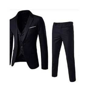 Hot Selling Grey Men's Business Suit Breathable Plus Size Factory Direct Wholesale Fashionable Formal Wear - Product Image 2