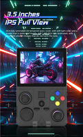 Vente en gros de R36s Retro ARKOS 3.5, écran couleur HD, double joystick, système Linux, console de jeu portable, 128 Go, 10000 jeux intégrés